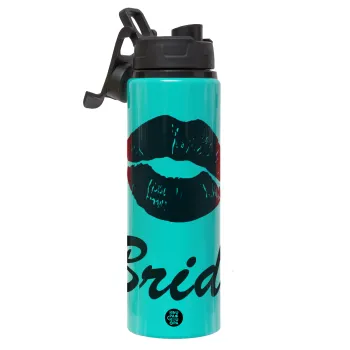 Bride kiss, Μεταλλικό παγούρι νερού με καπάκι ασφαλείας, αλουμινίου 850ml