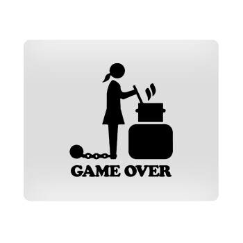 Woman Game Over, Mousepad ορθογώνιο 23x19cm