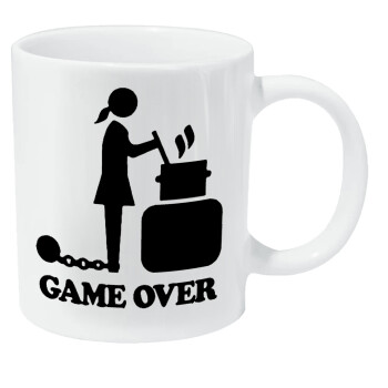 Woman Game Over, Κούπα Giga, κεραμική, 590ml