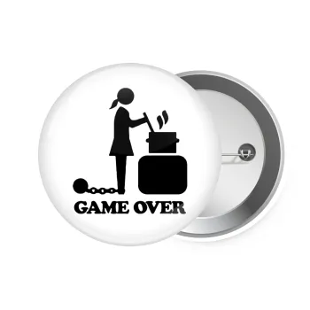 Woman Game Over, Κονκάρδα παραμάνα 7.5cm