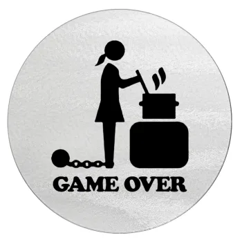 Woman Game Over, Επιφάνεια κοπής γυάλινη στρογγυλή (30cm)