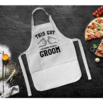 This Guy is going to be a GROOM, Ποδιά Σεφ Ολόσωμη Παιδική (με ρυθμιστικά και 2 τσέπες)