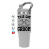 GREY color, 890ml (30oz) stainless Steel Tumbler with Handle