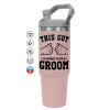 Pink color, 890ml (30oz) stainless Steel Tumbler with Handle