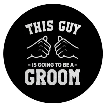 This Guy is going to be a GROOM, Επιφάνεια κοπής γυάλινη στρογγυλή (30cm)