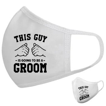 This Guy is going to be a GROOM, Μάσκα υφασμάτινη υψηλής άνεσης παιδική (Δώρο πλαστική θήκη)