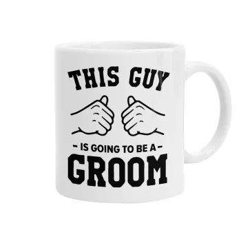 This Guy is going to be a GROOM, Ceramic coffee mug, 330ml