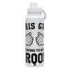 1L Stainless Steel Thermal Bottle with Phone Holder & Double Wall Insulation