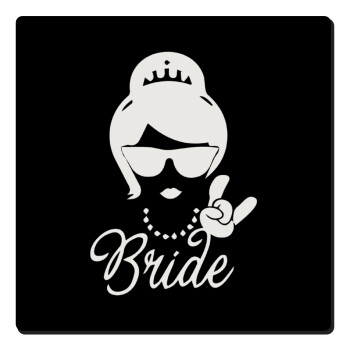 Bride hands, Τετράγωνο μαγνητάκι ξύλινο 6x6cm