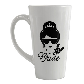 Bride hands, Κούπα κωνική Latte Μεγάλη, κεραμική, 450ml