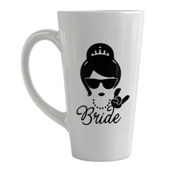 Bride hands, Κούπα κωνική Latte Μεγάλη, κεραμική, 450ml