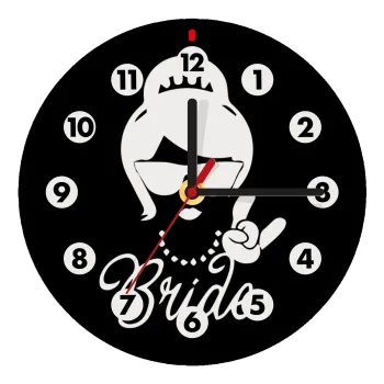 Bride hands, Wooden wall clock (20cm)