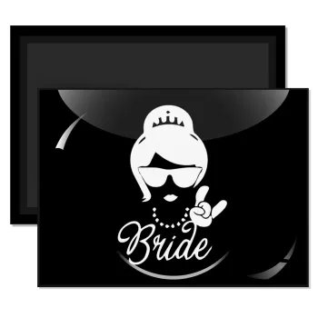 Bride hands, Ορθογώνιο μαγνητάκι ψυγείου διάστασης 9x6cm