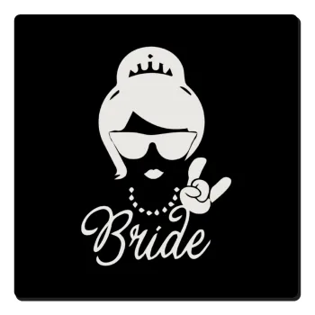 Bride hands, Τετράγωνο μαγνητάκι ξύλινο 6x6cm