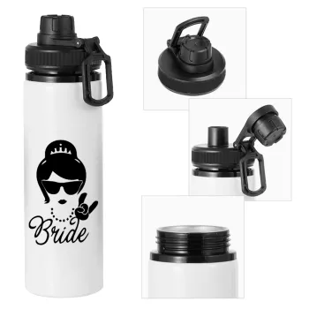 Bride hands, Μεταλλικό παγούρι νερού με καπάκι ασφαλείας, αλουμινίου 850ml