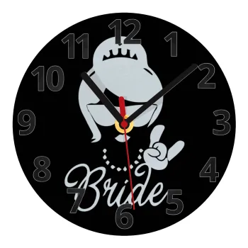 Bride hands, Ρολόι τοίχου γυάλινο (20cm)