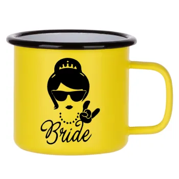 Bride hands, Κούπα Μεταλλική εμαγιέ ΜΑΤ Κίτρινη 360ml
