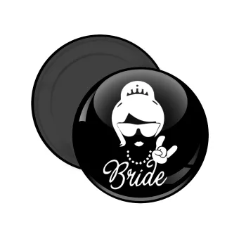 Bride hands, Μαγνητάκι ψυγείου στρογγυλό διάστασης 5cm