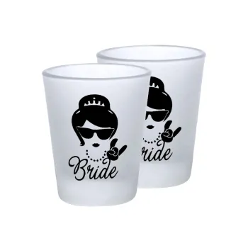 Bride hands, Σφηνοπότηρα γυάλινα 45ml του πάγου (2 τεμάχια)