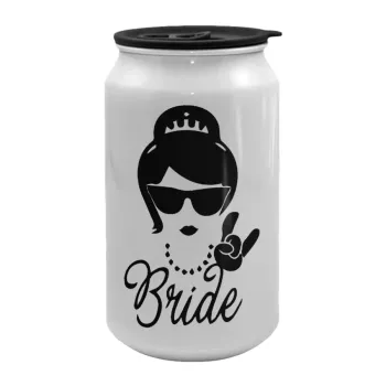 Bride hands, Κούπα ταξιδιού μεταλλική με καπάκι (tin-can) 500ml