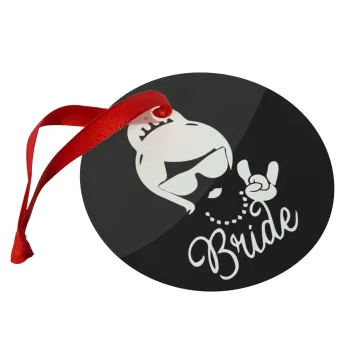 Bride hands, Christmas ornament glass 9cm