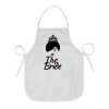 The Bride red kiss, Chef Apron Short Full Length Adult (63x75cm)