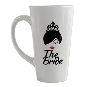 The Bride red kiss, Κούπα κωνική Latte Μεγάλη, κεραμική, 450ml