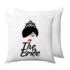 The Bride red kiss, Sofa cushion 40x40cm includes filling