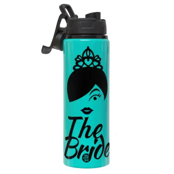 The Bride red kiss, Μεταλλικό παγούρι νερού με καπάκι ασφαλείας, αλουμινίου 850ml