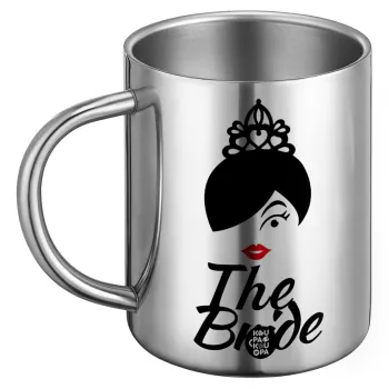 The Bride red kiss, Ανοξείδωτη Μεταλλική Κούπα 450ml - Διπλού Τοιχώματος