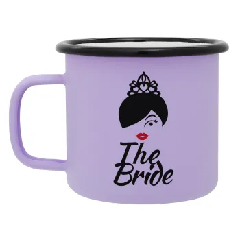 The Bride red kiss, Κούπα Μεταλλική εμαγιέ ΜΑΤ Light Pastel Purple 360ml