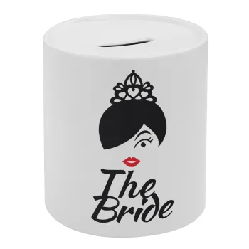 The Bride red kiss, Κουμπαράς πορσελάνης με τάπα