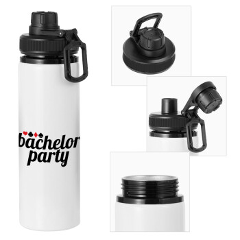 Bachelor party, Metal water bottle with safety cap, aluminum 850ml