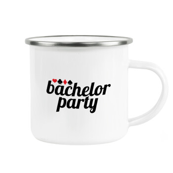 Bachelor party, Κούπα Μεταλλική εμαγιέ λευκη 360ml