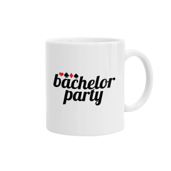 Bachelor party, Ceramic coffee mug, 330ml (1pcs)
