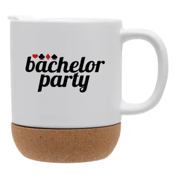 Bachelor party, Ceramic coffee mug Cork (MAT), 330ml