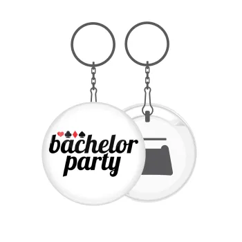 Bachelor party, Μπρελόκ μεταλλικό 5cm με ανοιχτήρι