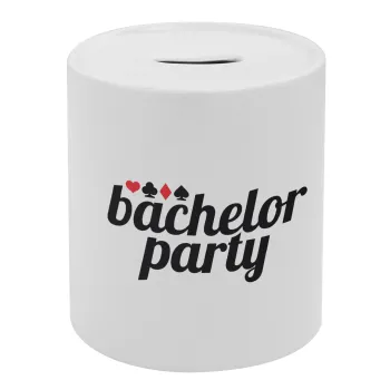 Bachelor party, Κουμπαράς πορσελάνης με τάπα