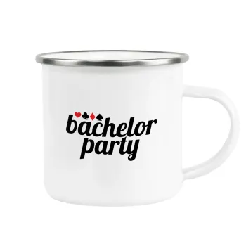 Bachelor party, Κούπα Μεταλλική εμαγιέ λευκη 360ml