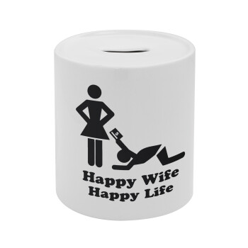 Happy Wife, Happy Life, Κουμπαράς πορσελάνης με τάπα