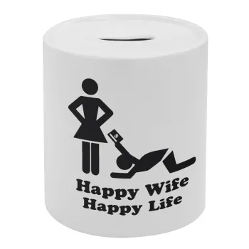 Happy Wife, Happy Life, Κουμπαράς πορσελάνης με τάπα