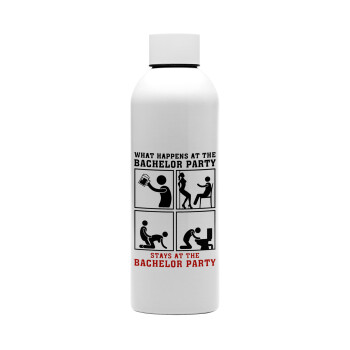 What happens at the bachelor party, stays at the bachelor party!, Μεταλλικό παγούρι νερού, 304 Stainless Steel 800ml