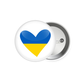 UKRAINE heart, Κονκάρδα παραμάνα 7.5cm