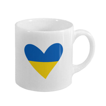 UKRAINE heart, Κουπάκι κεραμικό, για espresso 150ml