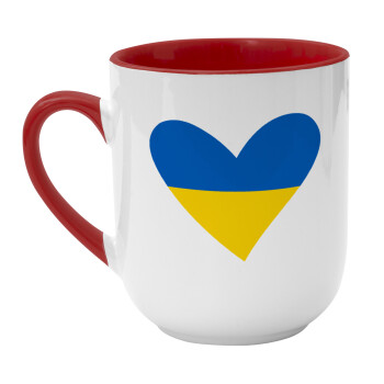 UKRAINE heart, Κούπα κεραμική tapered 260ml
