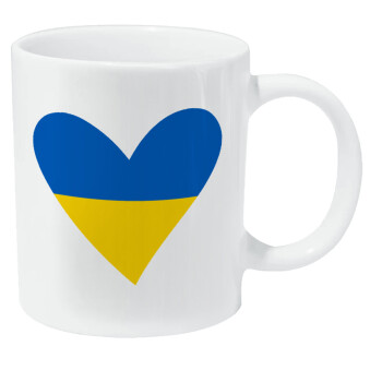 UKRAINE heart, Κούπα Giga, κεραμική, 590ml