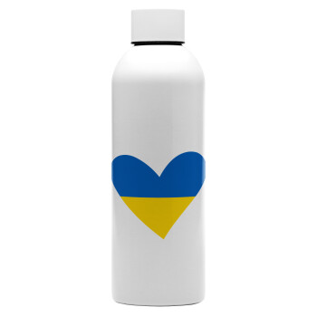 UKRAINE heart, Μεταλλικό παγούρι νερού, 304 Stainless Steel 800ml
