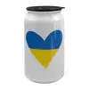 Κούπα ταξιδιού μεταλλική με καπάκι (tin-can) 500ml