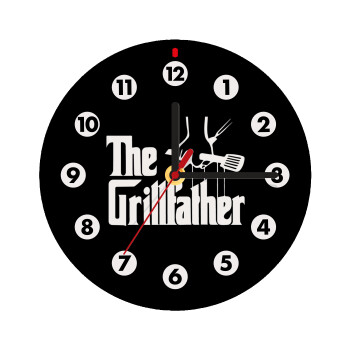 The Grillfather, Wooden wall clock (20cm)