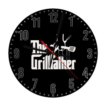 The Grillfather, Ρολόι τοίχου ξύλινο (30cm)